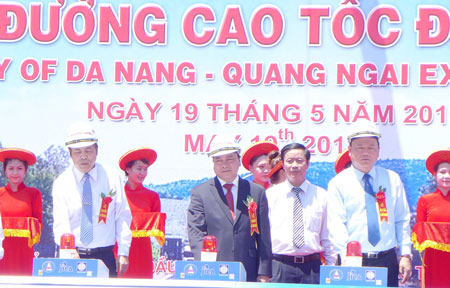 В провинции Куангнам началось строительство скоростной дороги Дананг-Куангнгай