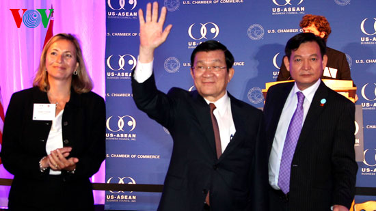 Деятельность президента Вьетнама Чыонг Тан Шанга в рамках официального визита в США