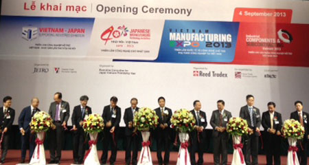 В Ханое открылась Вьетнамо-японская выставка вспомогательной промышленности-2013