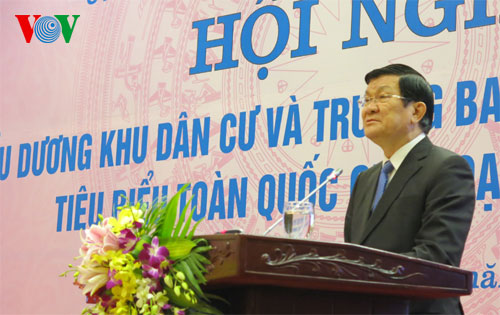 Президент СРВ: Отечественный фронт должен развивать национальное единство