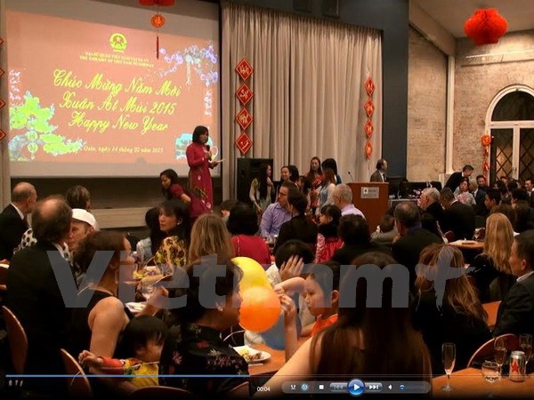 Вьетнамцы в зарубежных странах празднуют Новый год по лунному календарю