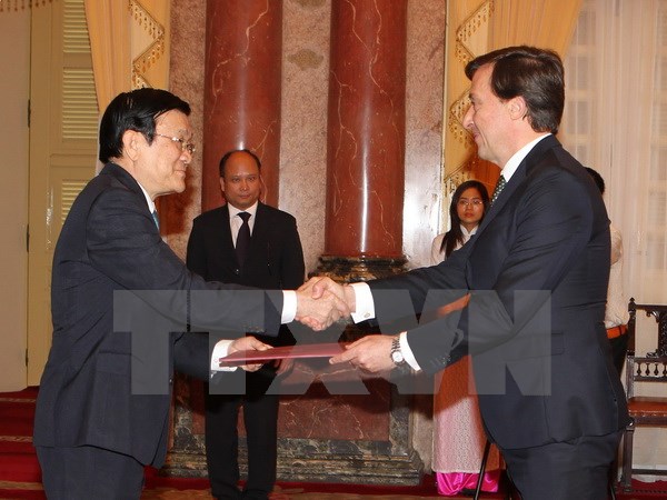 Президент СРВ принял послов стран в связи с началом их срока  работы во Вьетнаме