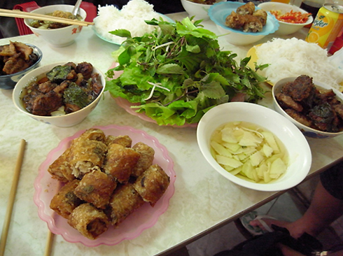 Bún chả Hà Nội.