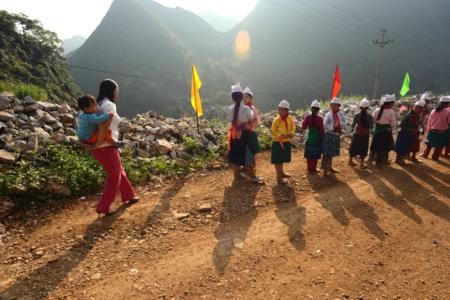 Buổi lễ khai trường trên vùng cao Hà Giang thật sự là một ngày hội 