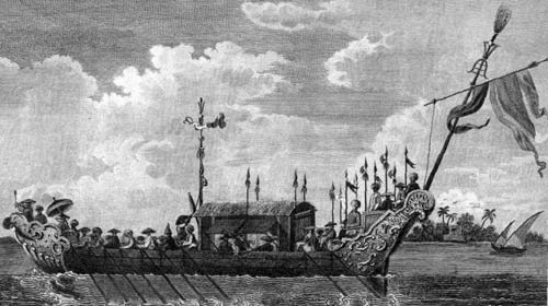 Một chiến thuyền nhỏ của thủy quân nhà Nguyễn - Ảnh tư liệu