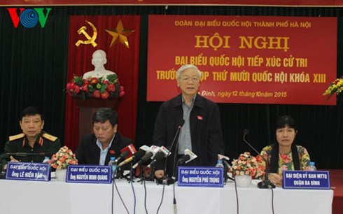 tong bi thu nguyen phu trong: doi moi nhung khong duoc chech huong hinh 0