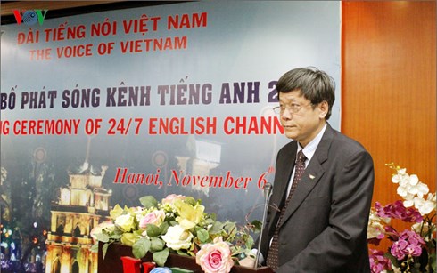 vov chinh thuc ra mat kenh tieng anh 24/7 hinh 1