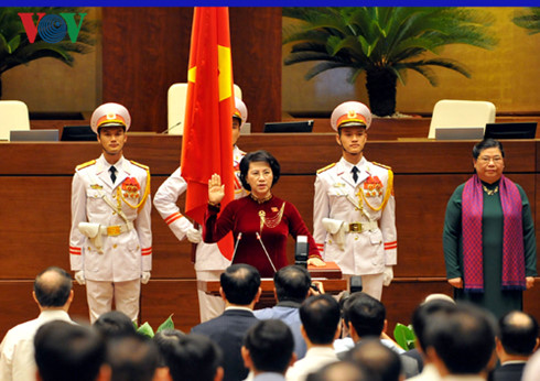 ba nguyen thi kim ngan tuyen the nham chuc chu tich quoc hoi khoa xiv hinh 0