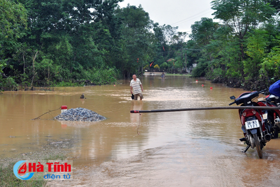 chum anh di trong ron lu huong khe