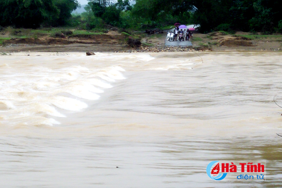 chum anh di trong ron lu huong khe