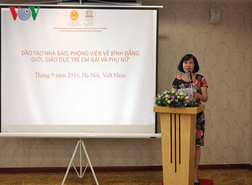 vov và unesco tổ chức tập huấn truyền thông về bất bình đẳng giới hình 0 vov va unesco to chuc tap huan truyen thong ve bat binh dang gioi hinh 0