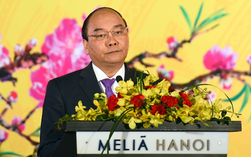 thu tuong chu tri tiec chieu dai ngoai giao doan nhan dip nam moi hinh 1