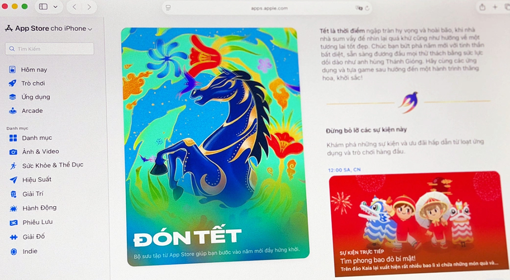 애플, 베트남 전통 설 맞이 애플리케이션 컬렉션 출시