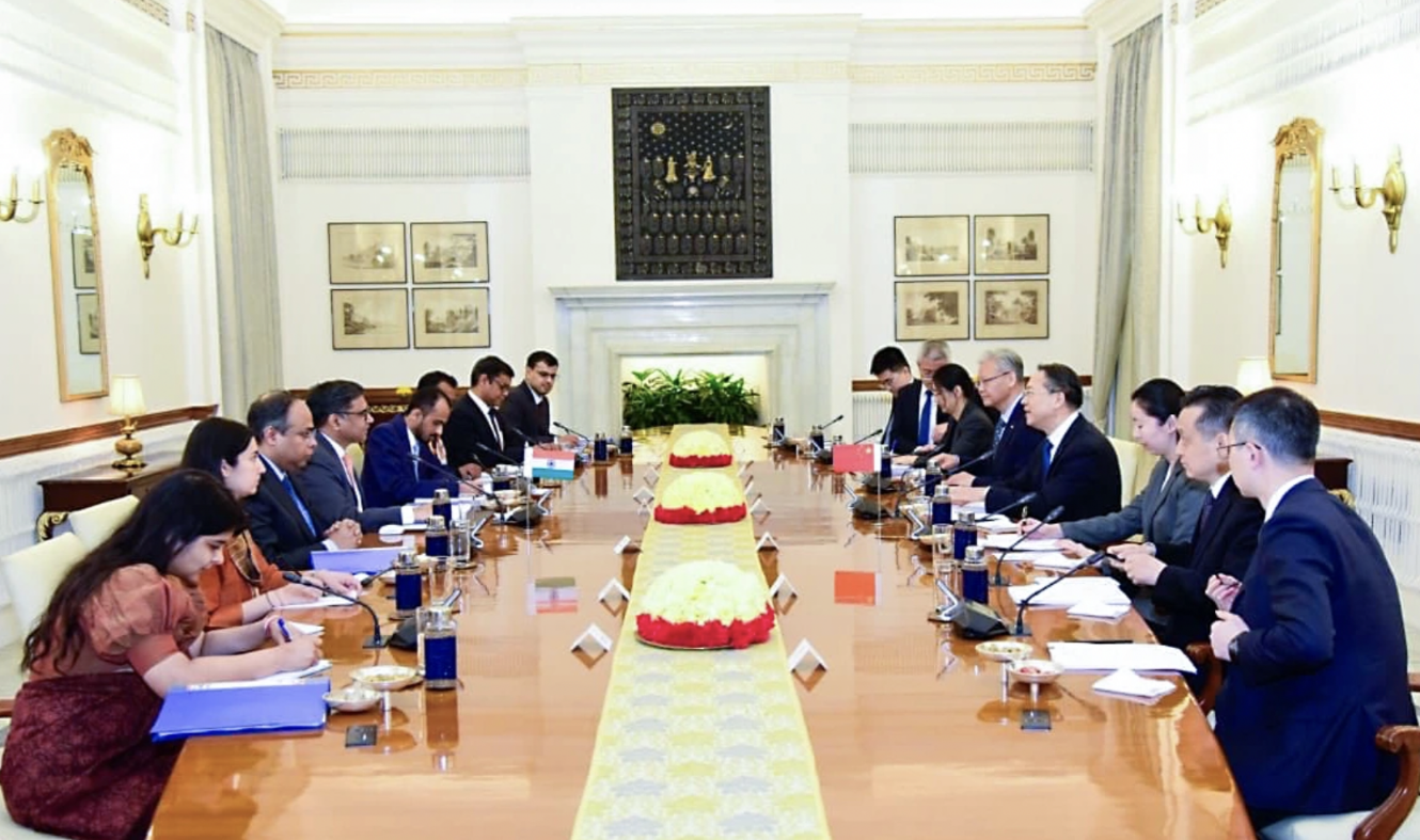 인도-중국, 양자 전략 대화 개최