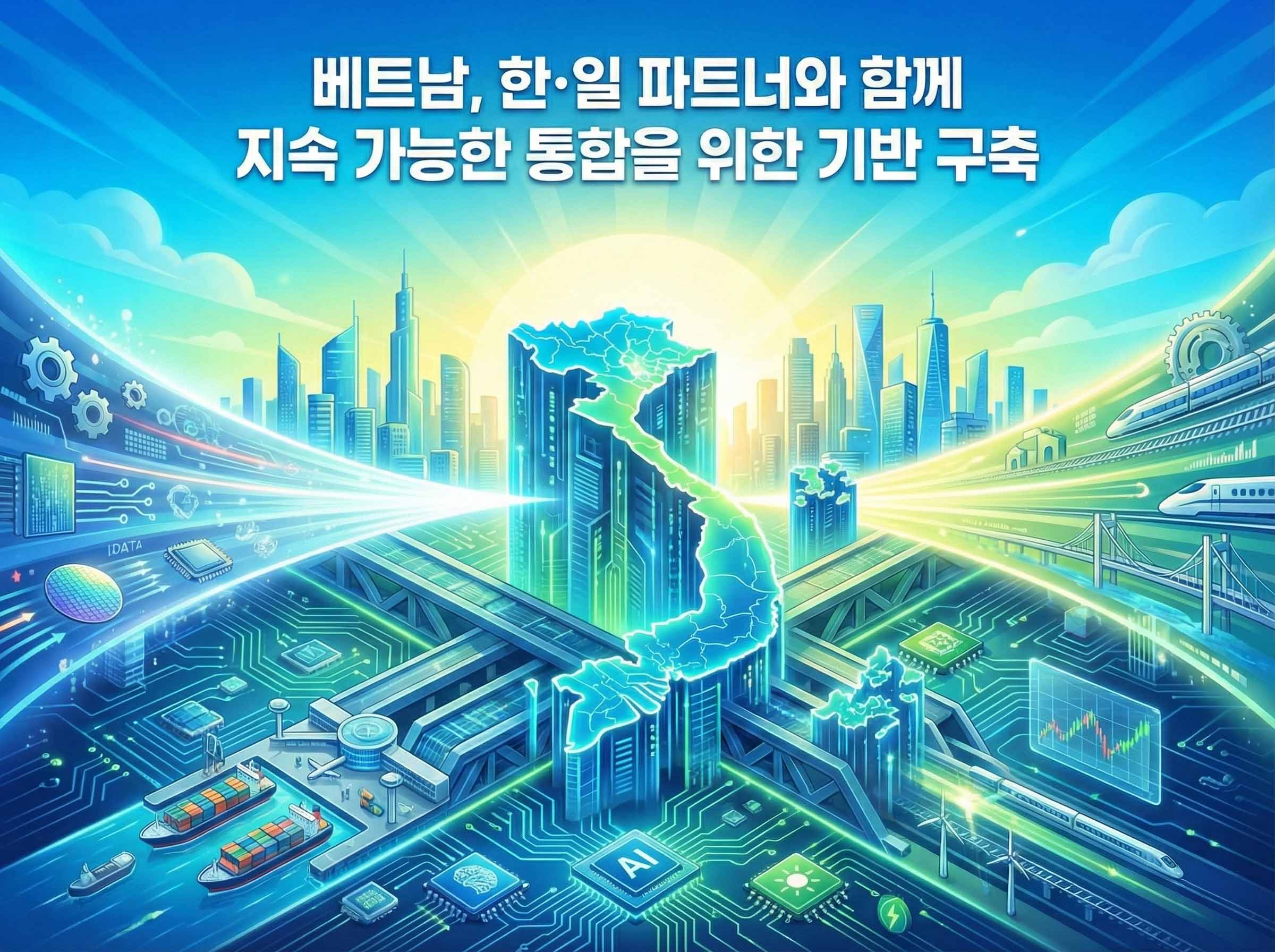 베트남, 한‧일 파트너와 함께 지속 가능한 통합을 위한 기반 구축