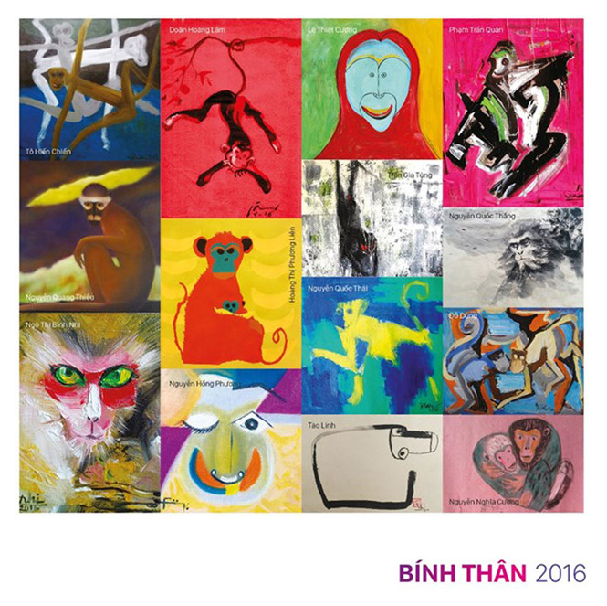 งานนิทรรศการภาพวาด “ลิง” ต้อนรับตรุษต๊ดประเพณีปีวอก 2016