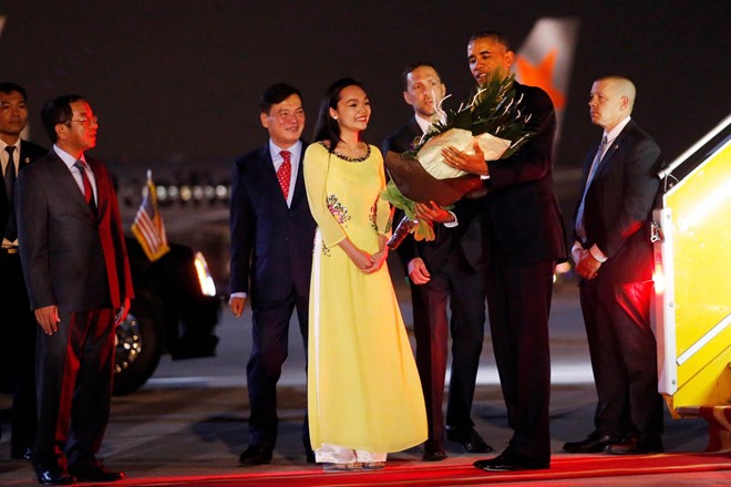 ประธานาธิบดีสหรัฐ บารัค โอบามา เดินทางเยือนเวียดนามอย่างเป็นทางการ