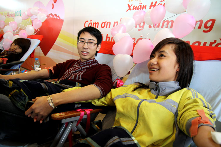 Jornadas de donación de sangre en Vietnam- fiestas de los corazones bondadosos