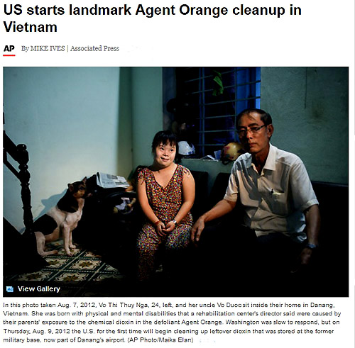 Aplauden participación de EEUU en el alivio de secuelas de la guerra en Vietnam