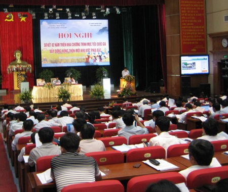 Dos años del programa de construcción de nuevas zonas rurales en el Norte