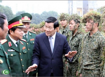 Mejores votos a soldados y habitantes en islas para el Año nuevo lunar