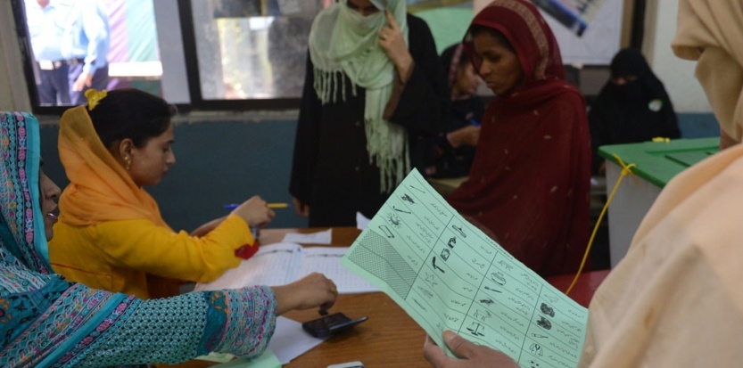 Jornada de elecciones parlamentarias en Pakistán