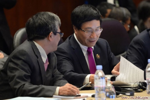 Canciller vietnamita ratifica la política exterior del país con varios socios