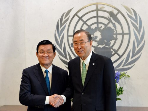 Presidente vietnamita aboga por mayor cooperación con la ONU y Estados Unidos
