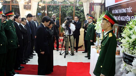 Despide comunidad nacional e internacional al general Vo Nguyen Giap