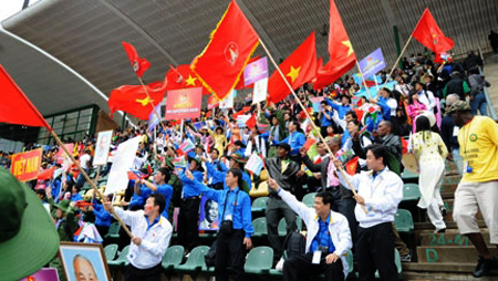 Juventud vietnamita al Festival Mundial en Ecuador