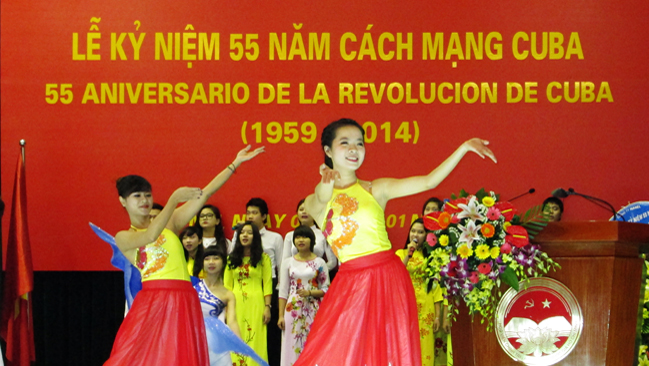 Conmemoran en Hanoi aniversario 55 de la Revolución cubana