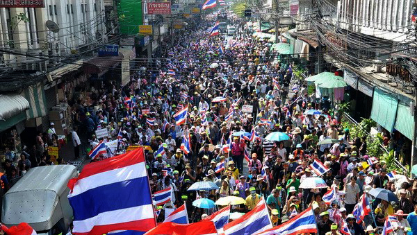 Trascurre el primer día de protesta en Bangkok con limitado impacto