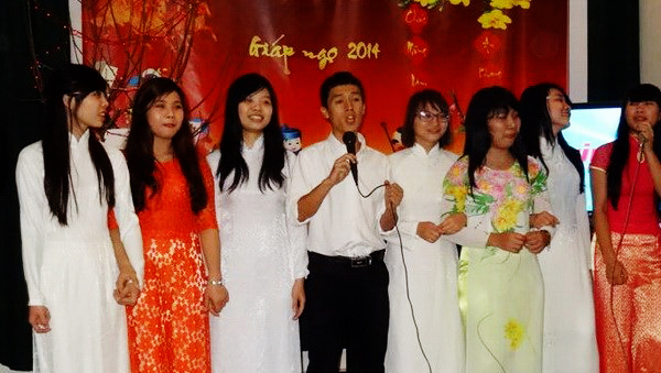 Compatriotas en ultramar celebran Tet 2014 en tierra natal