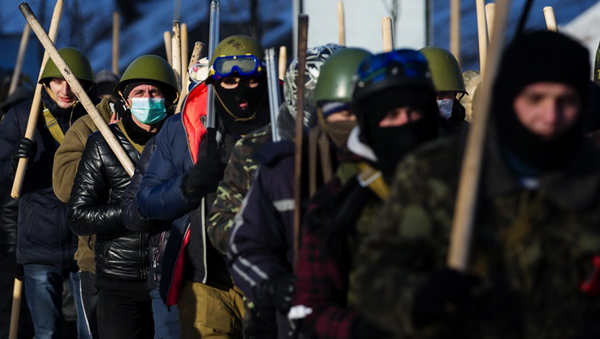 Ucrania amnistía a manifestantes detenidos por alteración de orden social