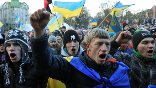 Oposición de Ucrania convoca manifestación de gran calibre