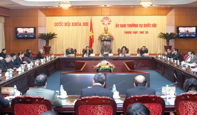 Empieza primera jornada de sesión 25 de Comité Central de Parlamento vietnamita