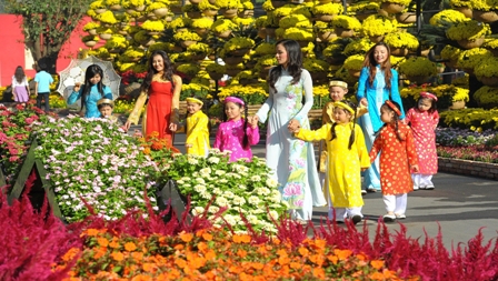 Marchas primaverales, una costumbre vietnamita