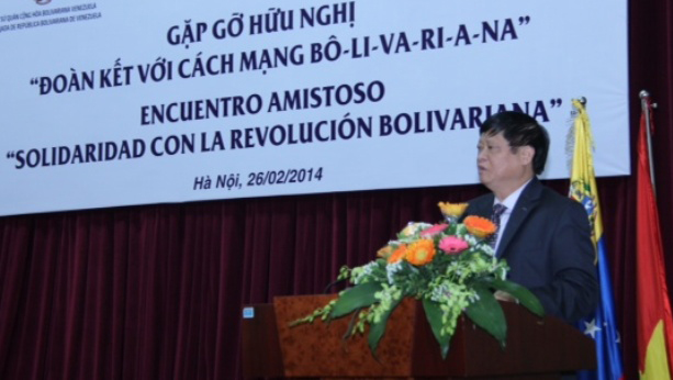 Vietnam junto al pueblo venezolano en su revolución por la justicia