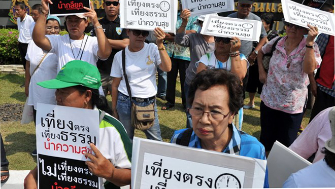 Cosecheros tailandeses prosiguen protestas por programa de subsidio de arroz