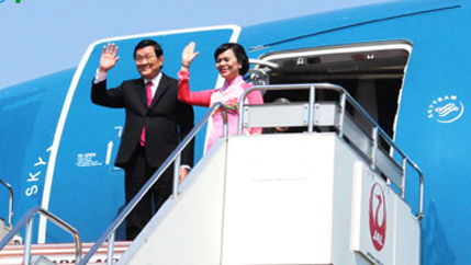 Inicia el presidente vietnamita su primera visita estatal a Japón