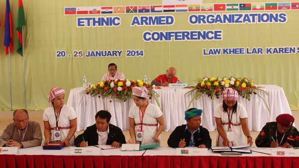 Myanmar elabora acuerdo de cese al fuego