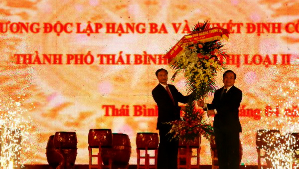 Reconocen Thai Binh como urbe de segunda categoría