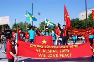 Vietnamitas en el exterior prosiguen mítines contra violación china