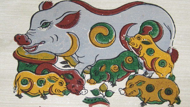 Aldea de pintura de Dong Ho, lugar que guarda el alma nacional en papel rojo