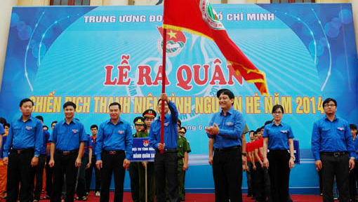 Jóvenes vietnamitas se integran a la Campaña de voluntario de verano 2014