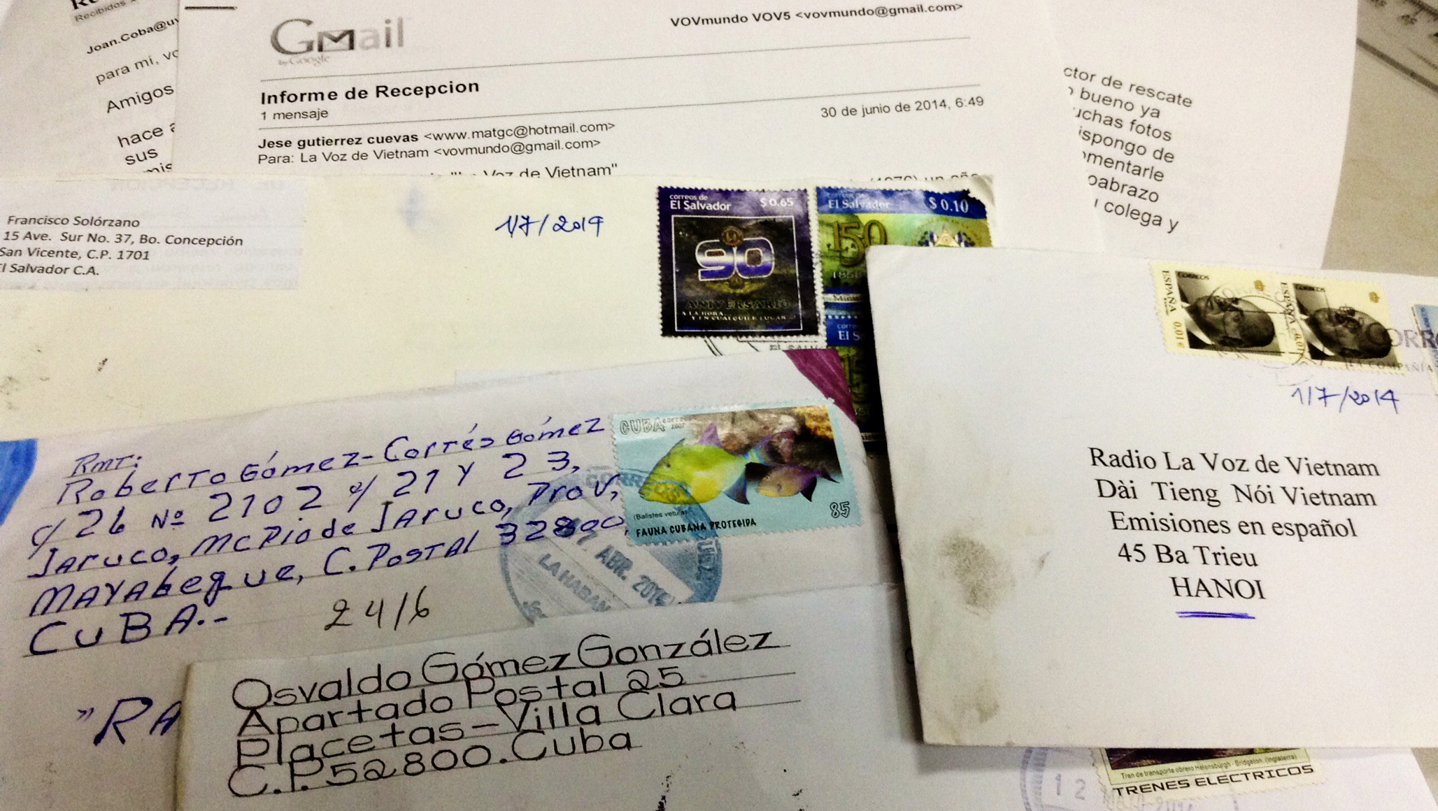 Cita de Correspondencia del 5 de julio de 2014