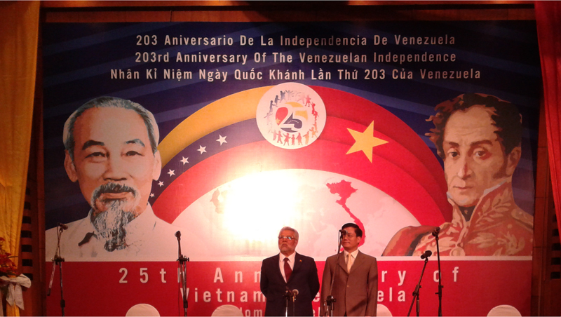 Aniversario 203 de la independencia venezolana en Vietnam