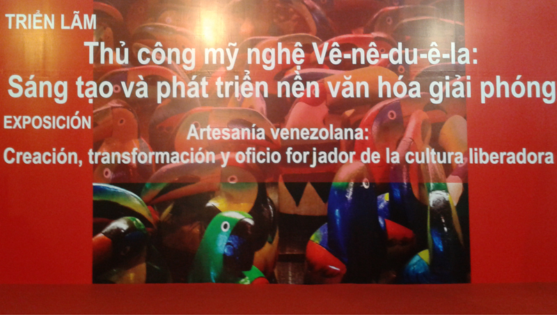 Obras creativas de artesanía venezolana llegan a Vietnam