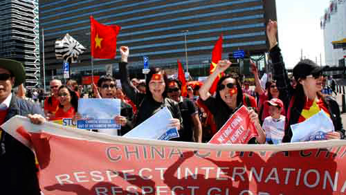 Comunidad vietnamita en ultramar sigue con el rechazo a la infracción china en Mar Oriental