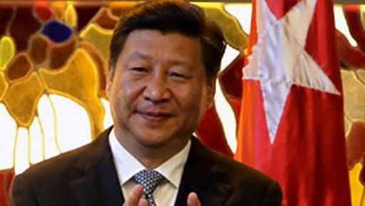 Líder cubano Fidel Castro recibe al presidente de China